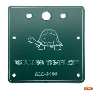800-6190 Circuitron Drilling Template for Tortoise Machines